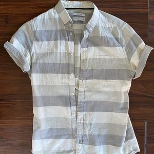 CottonOn Cactus Slim Fit Button Short Sleeve Shirt